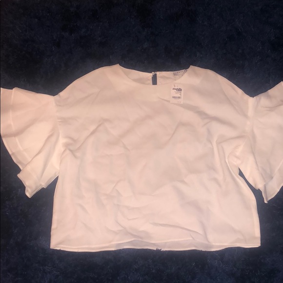 Charlotte Rousse Ruffle Short Bell Sleeve … - Picture 3 of 3